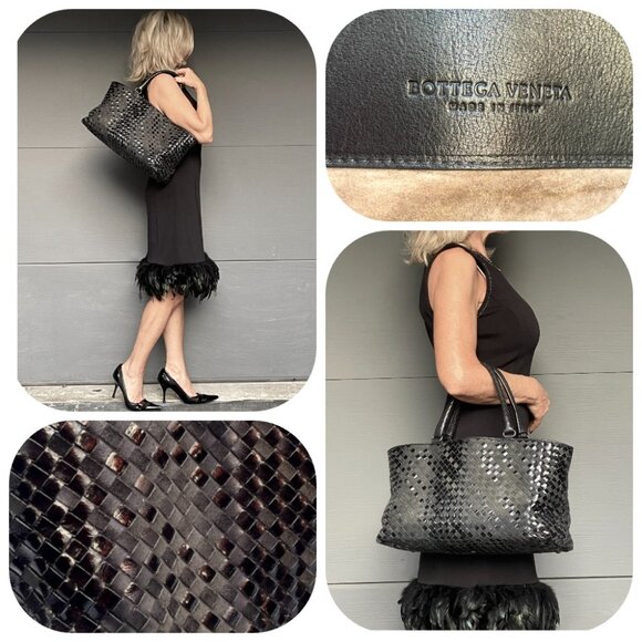 Bottega Veneta Handbags - Bottega Veneta Intrecciato Rugiada Shopper Tote